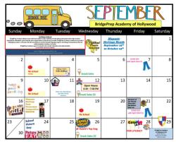 2018 September Calendar